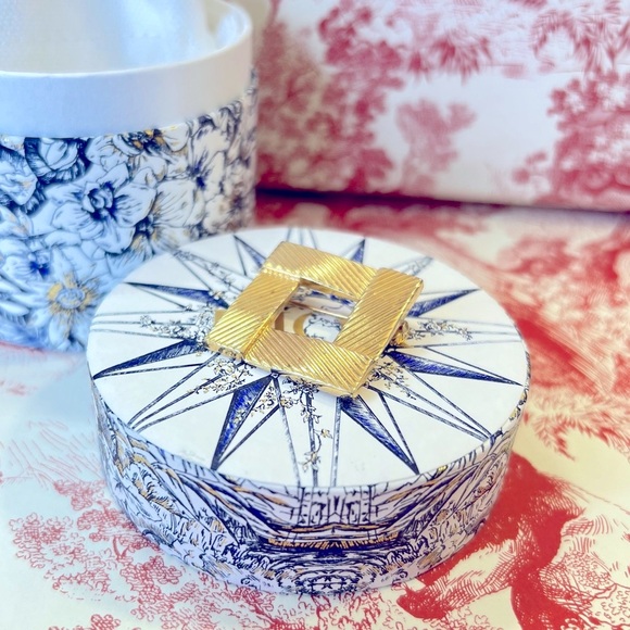 DIOR Square Palmier Gold Plated Brooch Authentic  Christian Dior - Picture 2 of 7